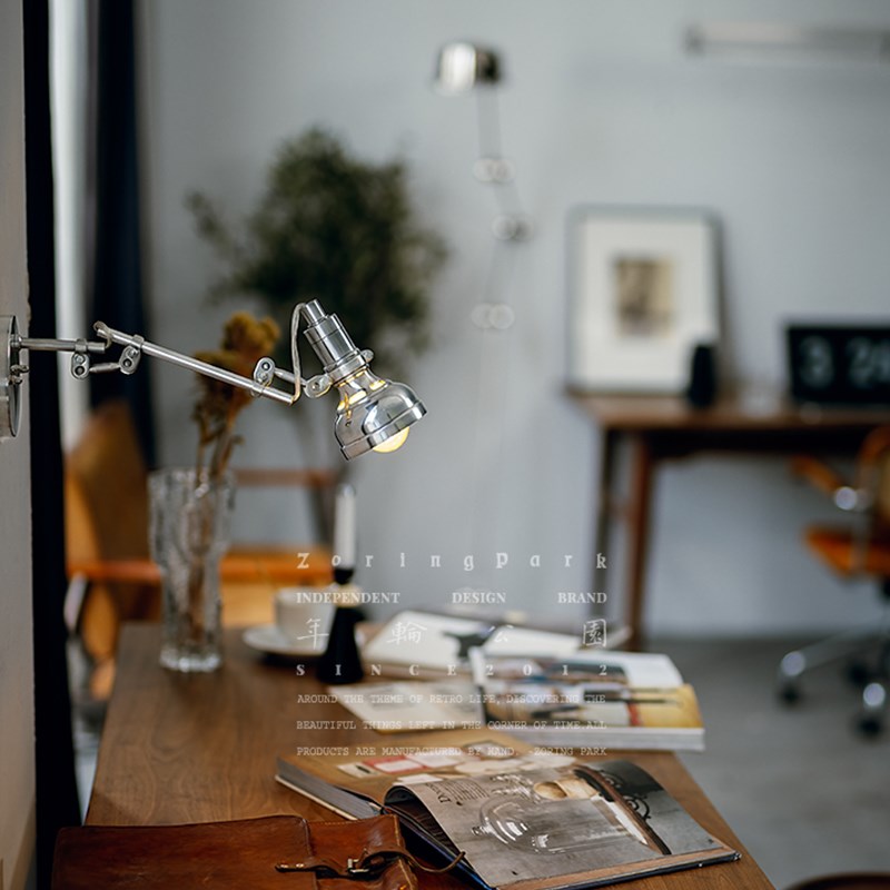 年轮公园ZORING PRK 铝制复古工业风客厅卧室版本胜家镜前壁灯
