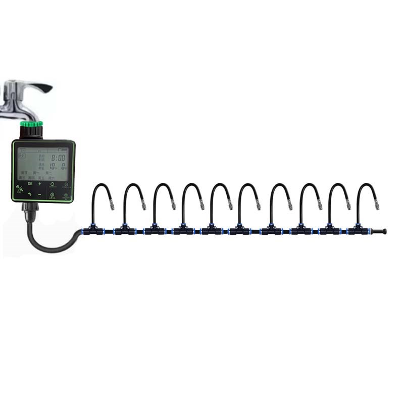 自动浇水器定时浇花大屏雾化喷淋万向喷头系统花园林微喷灌溉设备