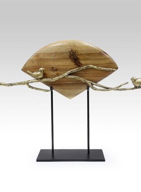 创意手工锻打金属铁艺桌面摆放陈列装饰品摆饰抽象规则雕塑