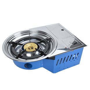 韩国卡式炉商用桌面镶嵌式燃气炉下沉火锅炉内嵌卡斯气烤肉炉