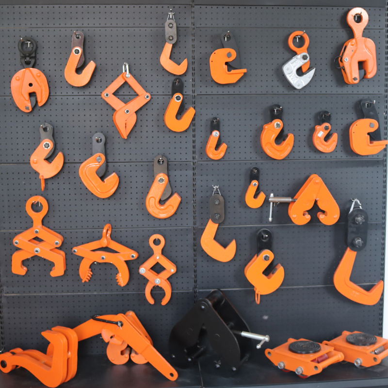 冠航钢板起重钳1吨5t模锻L横吊钩竖吊钳夹子水平吊重合金钢吊索具