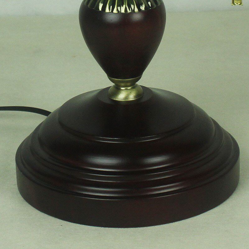 复古实木绿灯罩仿古台灯老上海书房台灯蒋介石银行灯桃心