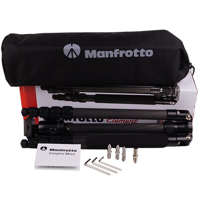 曼富图o  n便携旅行碳纤维碳素单反微单相三脚架独脚架球型云台装