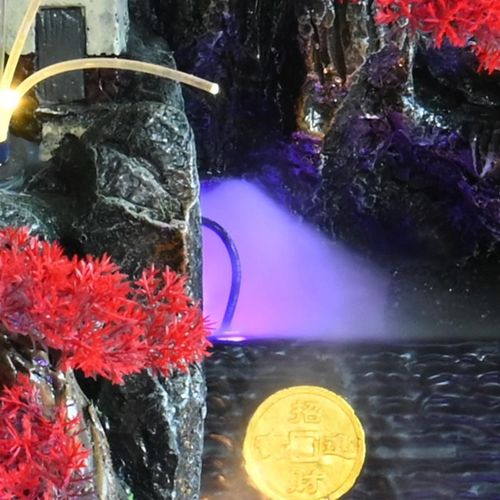 皇礼假山流水落地喷泉室内玄关客厅招财庭院电视柜旁园鱼缸