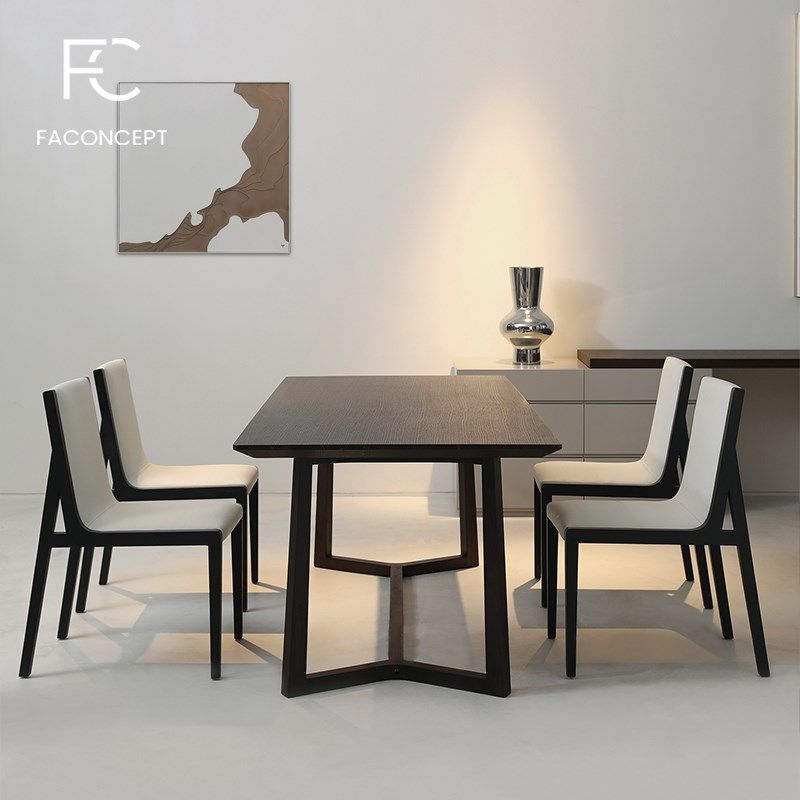 风尚康森特家用小户型实木餐桌长方形餐桌椅现代饭桌,住宅家具,板木餐桌,淘宝优惠券,粉丝福利购,淘宝优惠卷