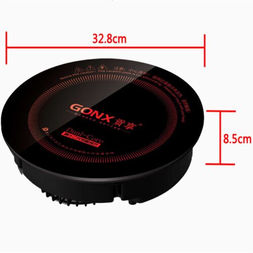 贡享天玺商用火锅嵌入式线控圆形焖锅电磁炉