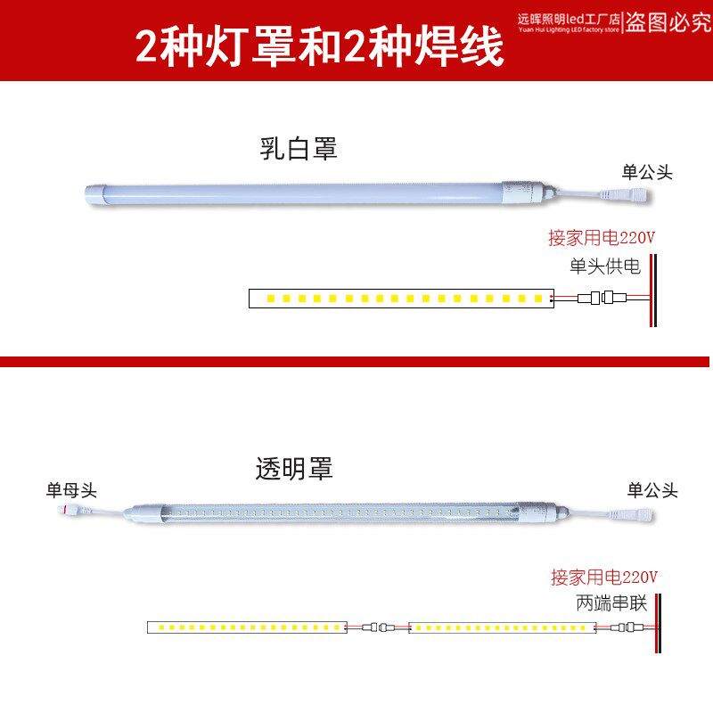 合明光电圆管亮防水冷柜灯管火锅风幕柜风冷保鲜柜灯