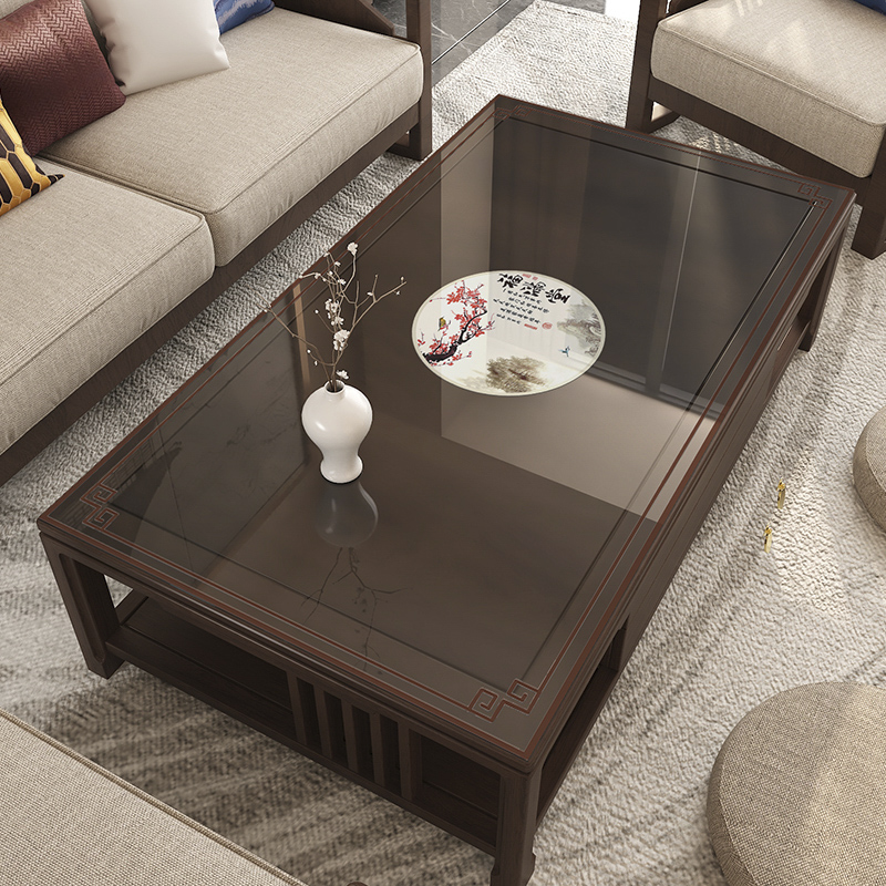 镂空半茶几垫防水防油免洗pc餐桌垫中式防烫隔热软玻璃桌布