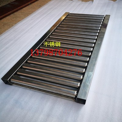 定制滚筒式小推车输送机卸货棍子车轻型重型无动力辊筒排地推滑线