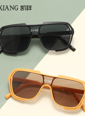 2022夏季新款儿童时尚穿搭墨镜出行遮阳太阳镜超酷框架防晒眼镜