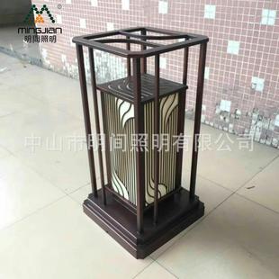 厂家现代方形LED柱头灯户外照明别墅围墙小区庭院灯方形灯