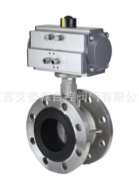 D641X-16P不锈钢气动法兰蝶阀304板乙丙软密封水用蝶阀DN50-DN900