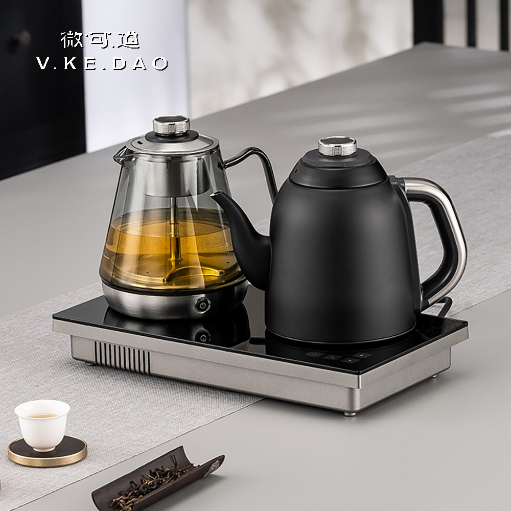 微可道烧水壶自动上水智能煮茶器嵌入式泡茶专用电茶炉茶杯消毒柜