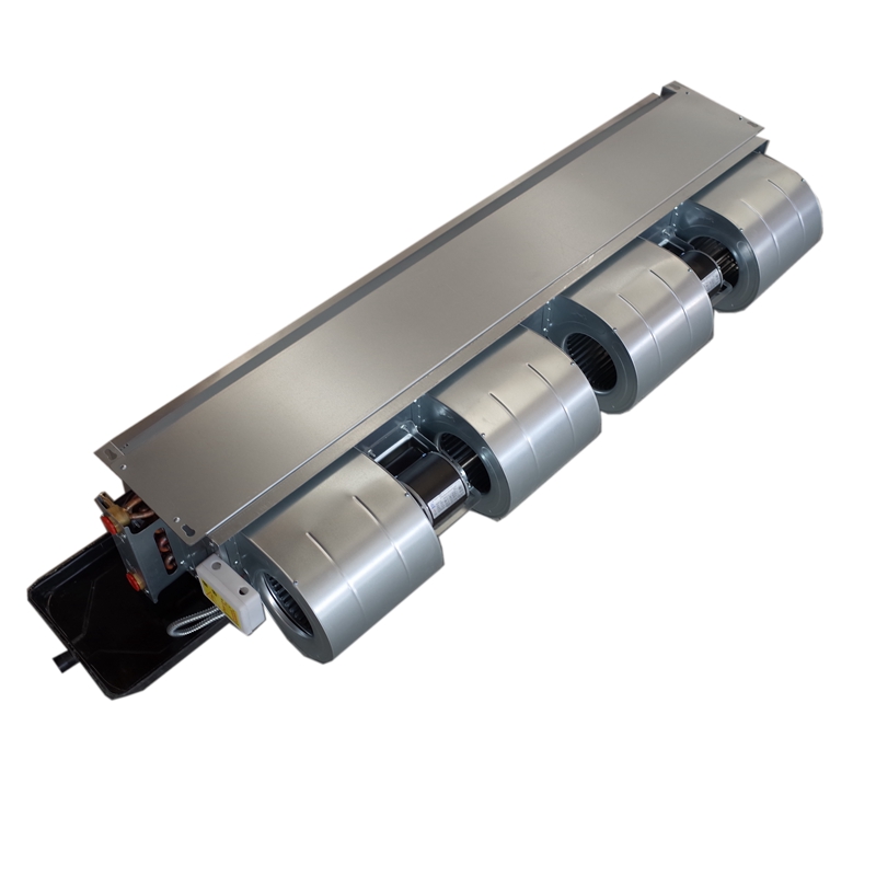 风机盘管卧式暗装中央空调井水冷水暖两用水空调室内机新风机家用