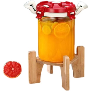 红茶菌专用酵素玻璃瓶 高档空瓶子 透气专用 高硼硅耐高温