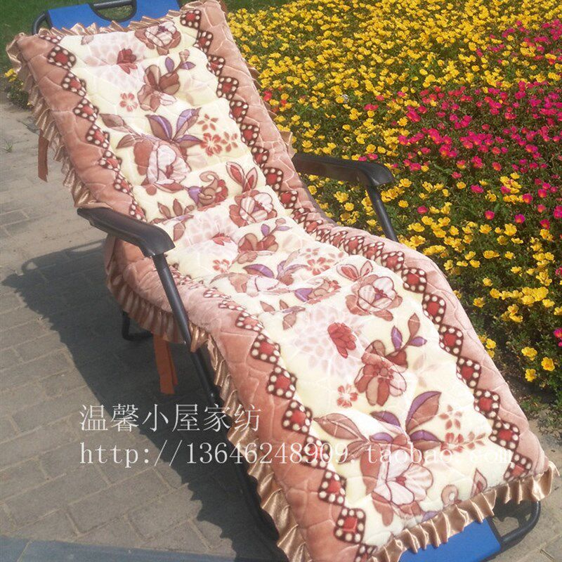 免邮秋冬季毛绒折叠椅垫躺椅垫子摇椅藤椅坐垫加厚通用四季拆洗