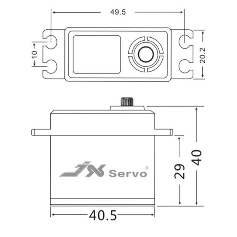 全金属高速空心杯JX-CLH舵机kg大扭力高压数字车模机器人