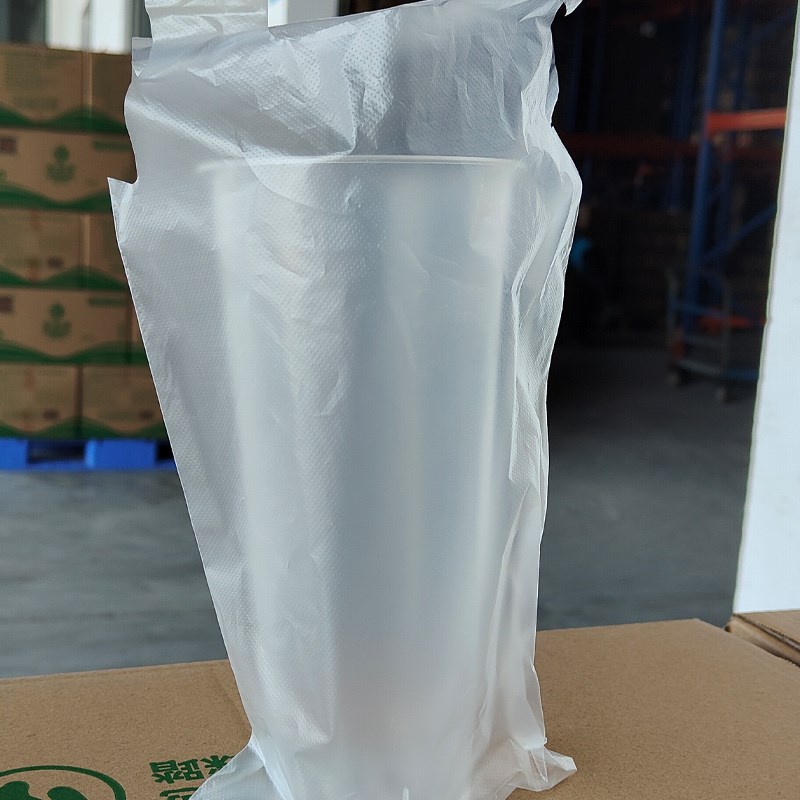 冠都单杯袋/并行双杯袋 奶茶店商用奶茶打包袋1000个透明塑料杯袋