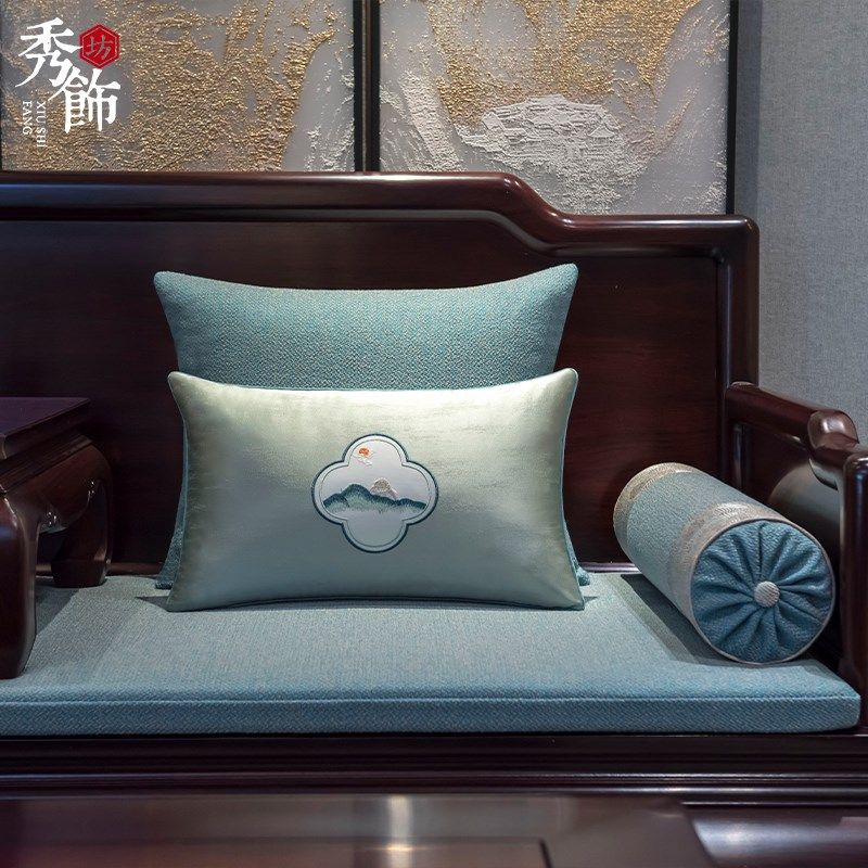 新红木沙发坐垫古典刺绣罗汉床座垫五件飘窗垫四季通用定制,居家布艺,沙发垫,淘宝优惠券,粉丝福利购,淘宝优惠卷