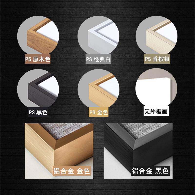 男女孩房间卡通装饰画现代简约儿童公主房墙画卧室床头正方形挂画图片