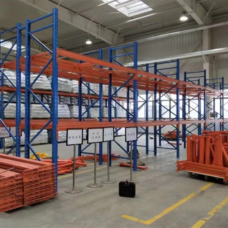 重型货架仓储横梁式多功能布匹板材高位托盘架承重加厚吨/层