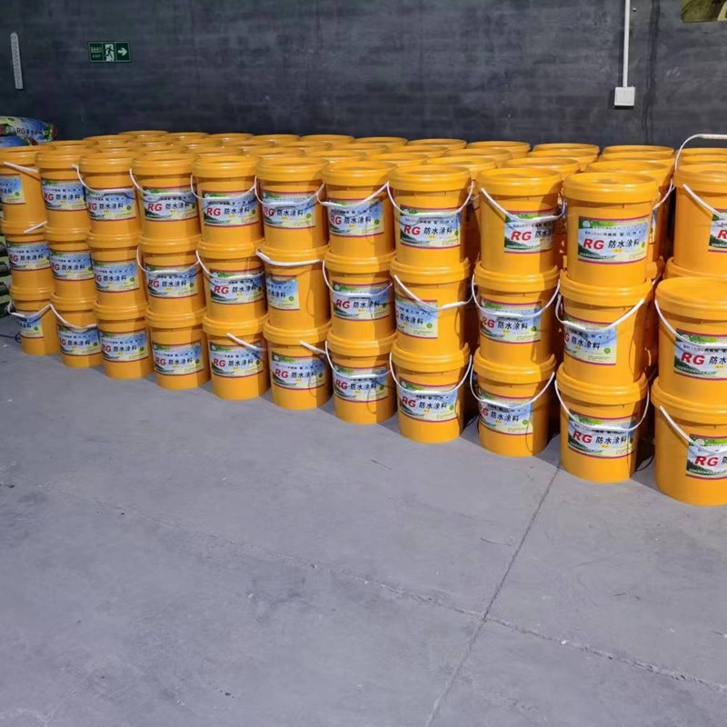 丙烯酸防水涂料聚合物水泥外墙防水卷材屋面彩钢瓦金属屋面补漏漆