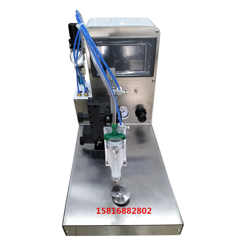 全自动圆形点胶机PLC智能旋转打胶机圆圈喇叭电机马达轴承画胶机