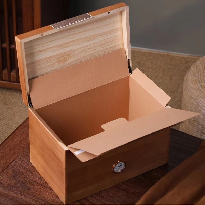 福鼎白茶寿眉白毫银针古树普洱散茶木盒老白茶包装盒空礼盒茶叶盒