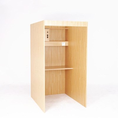 共享自习室学习桌沉浸式学生书桌家用考研学习封闭式定制实木桌