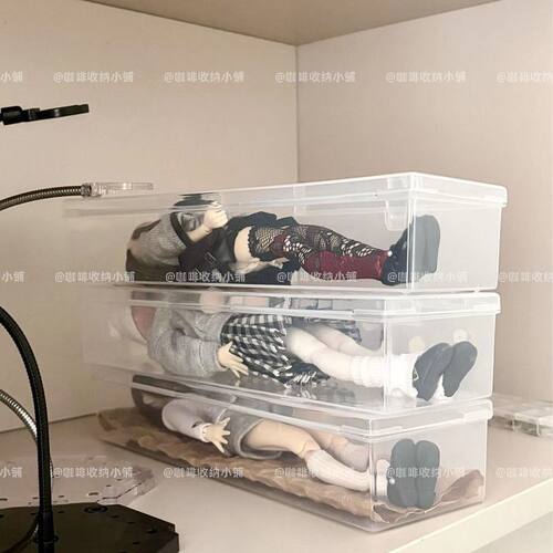 手办盲盒收纳盒防尘展示整理神器