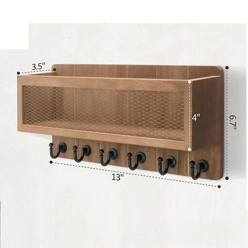 Key Hoclder Mail Organizer Wall Mount Key and Mail Holder Ke