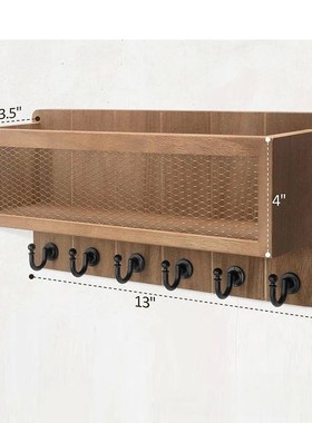 Key Hoclder Mail Organizer Wall Mount Key and Mail Holder Ke