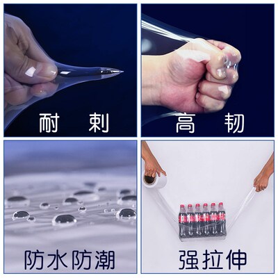 Transparent wrapping film larBge roll cling wrap cling film