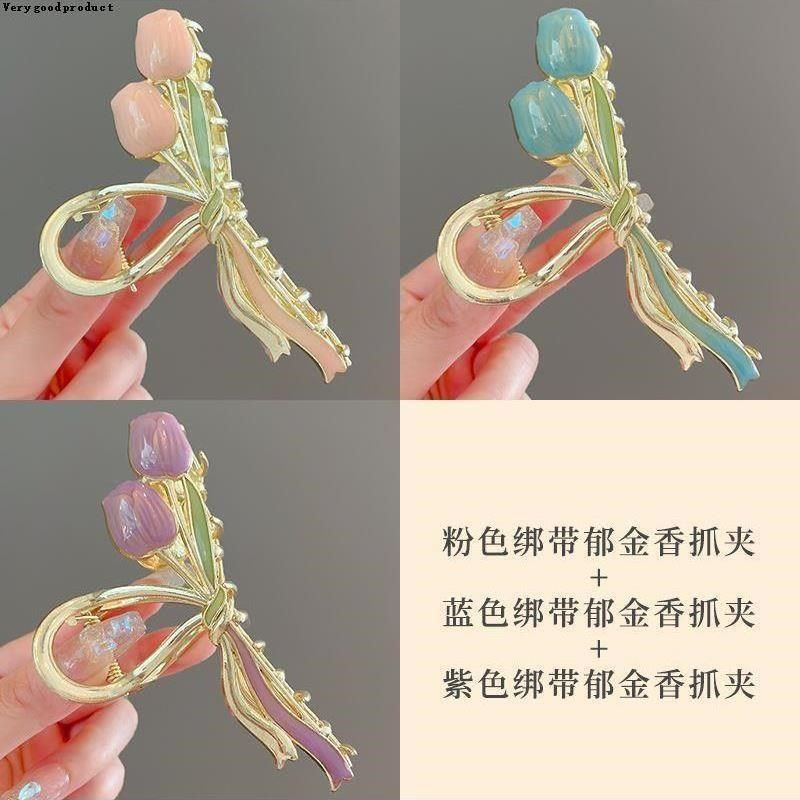 Tulip clip Metal shark clip bobby piHn hair claw clip hair j