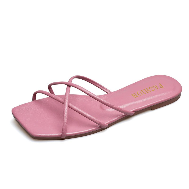 womenb flat slippers beach sandals plus size 43大码拖鞋沙滩