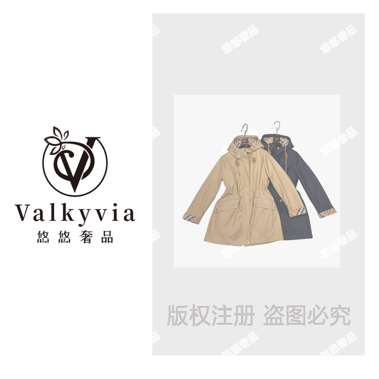 【Valkyvia/悠悠奢品】捡漏常规秋季长袖休闲风风衣【36107】