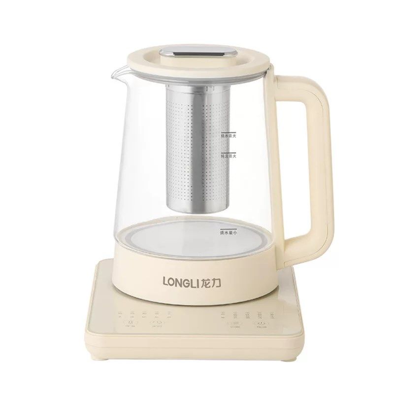 龙力全玻璃养生壶家用全自动恒温保温预约防干烧无胶圈办公室煮茶,厨房电器,养生壶/煎药壶/养生杯,淘宝优惠券,粉丝福利购,淘宝优惠卷