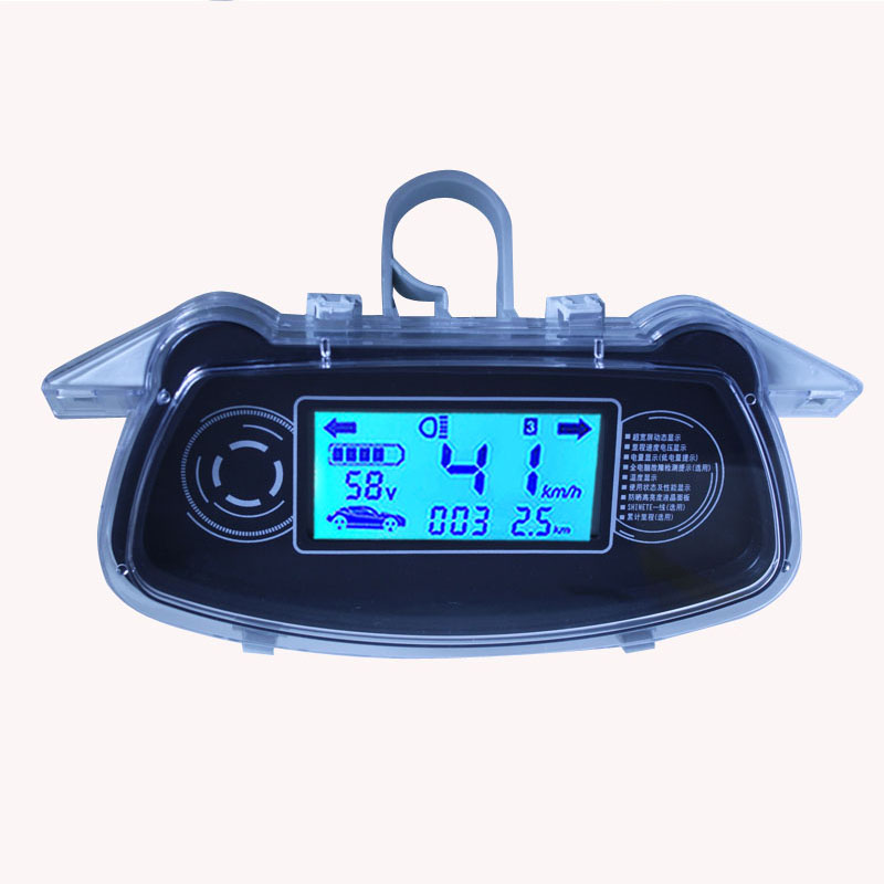 立马电动车大全仪表总成显示屏改装正控相速车仪表盘通用