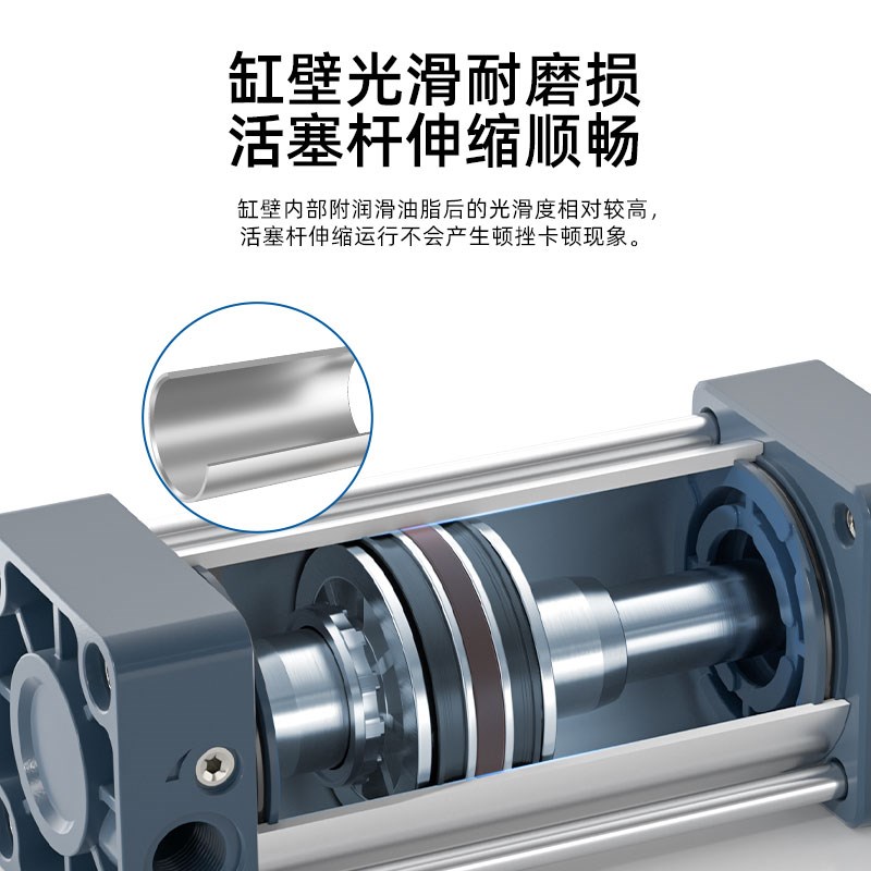 气缸小型气动大推力cx1气缸大全气动推杆伸缩杆标准c气缸