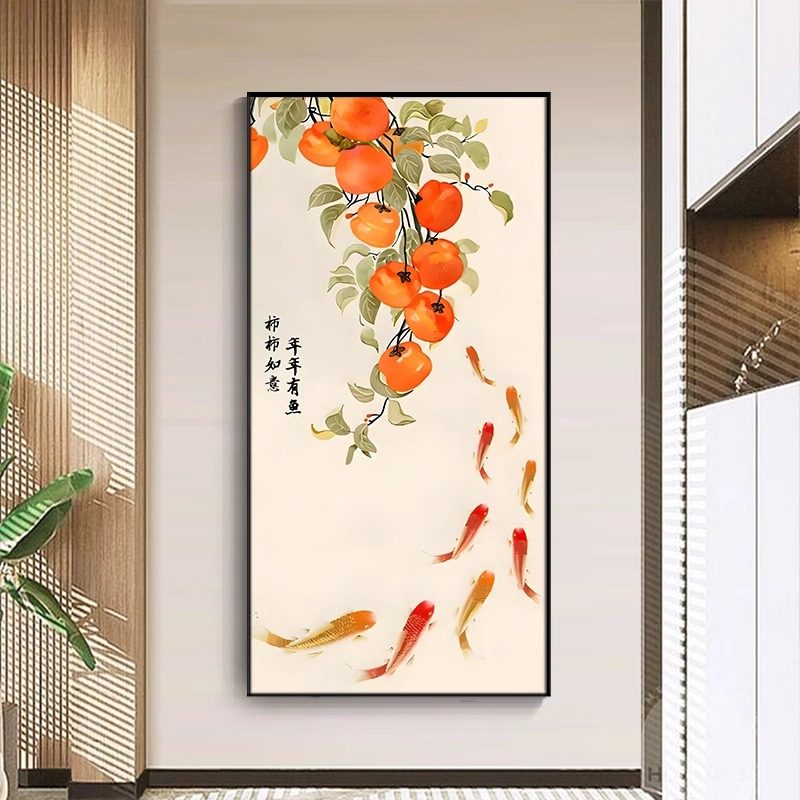 di数字油画年年有余新手工填充事事如意手绘油彩玄关装饰画,家居饰品,DIY/数字油画,淘宝优惠券,粉丝福利购,淘宝优惠卷