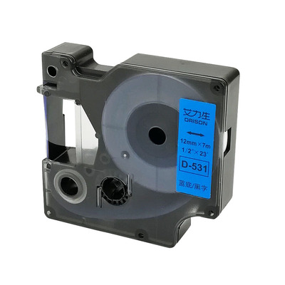 艾力生标签打印色带达美o标签带白底黑字