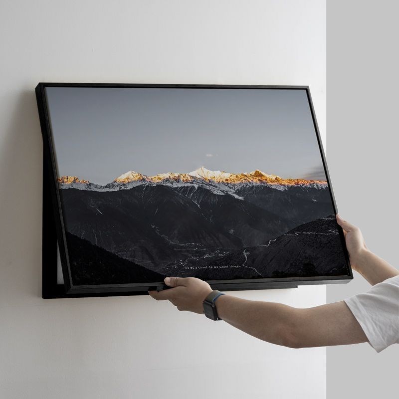 2023山水电表箱装饰画现代客厅配电箱遮挡餐厅壁画电闸开关盒挂画