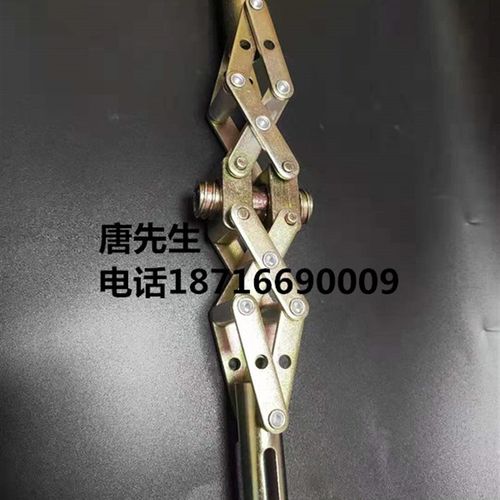 100型活动隔断屏风门传动杆 千斤顶 上下伸缩固定门板两头行程6cm