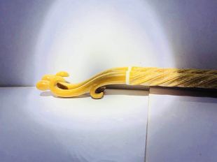 绣眼笼传统式绞丝全竹留青跳棍细致款长度厘米