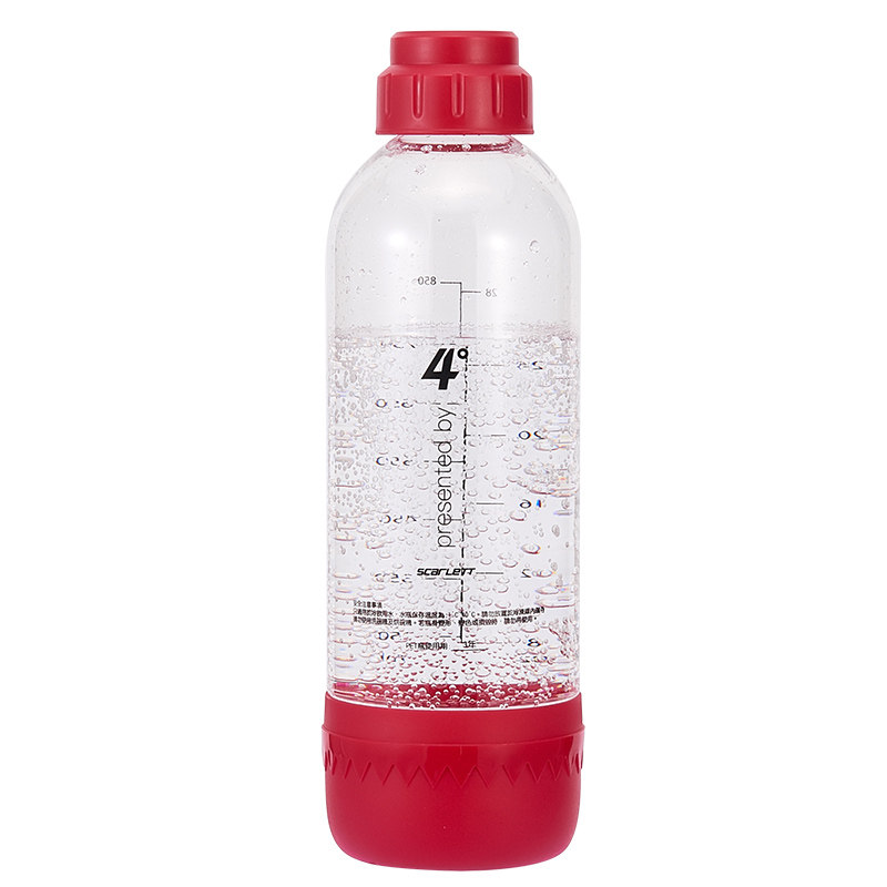 度斯嘉丽气泡水机专用原装1升容量抗压力水瓶食品级材质