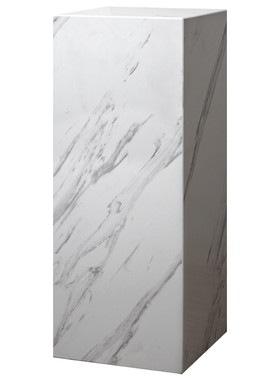 大理石雕塑底座样板房玄关艺术品展示落地摆台门店橱窗基座