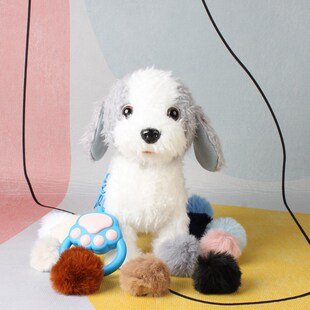 儿童电动仿真小狗狗毛绒学说话唱歌走路玩偶公仔舔舔狗吐舌头