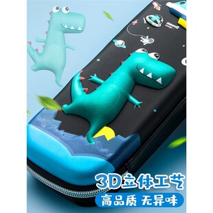 文具盒男孩款笔袋立体铅笔盒宇航员男孩子小幼儿园儿童笔盒一年级