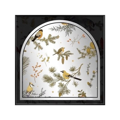 法式复古风镜子画电视斗柜桌面高级感装饰画免打孔梳张台摆画挂画