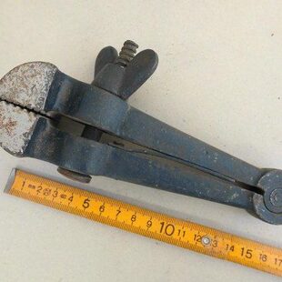 八九十年代老货手虎钳手拿钳50mm重型铸钢虎钳多用固定加紧工具钳